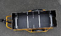4 airline rails for load securing